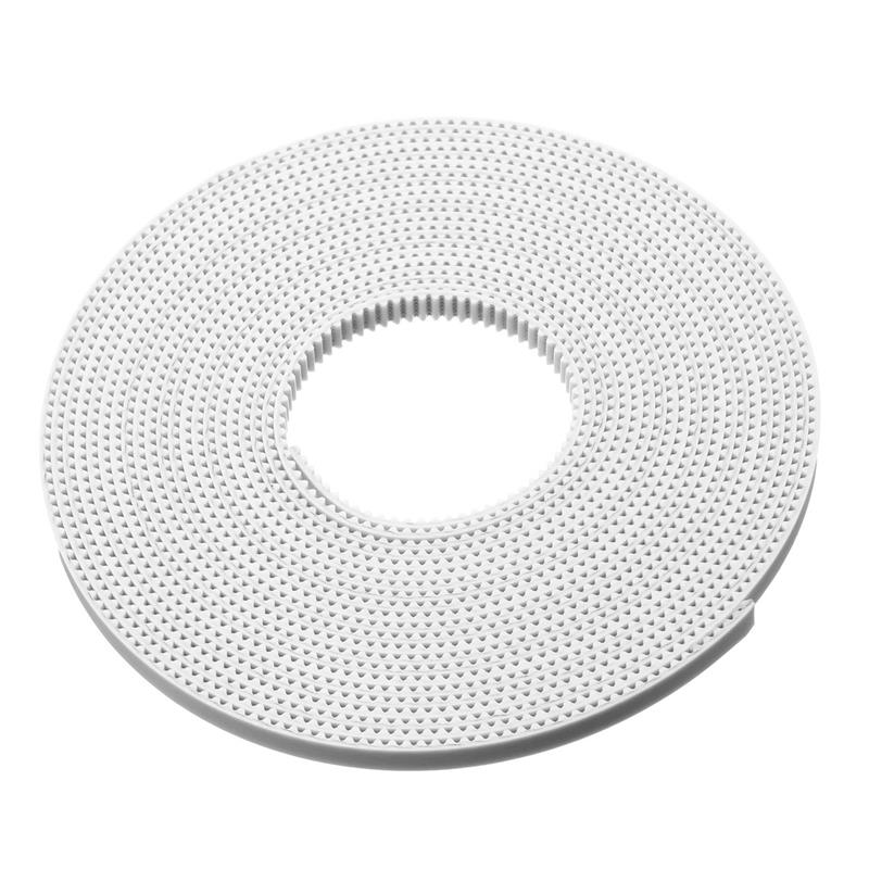 10M GT2 White Open Timing Belt for 3D Printer 6mm Wide PU with Steel Core 