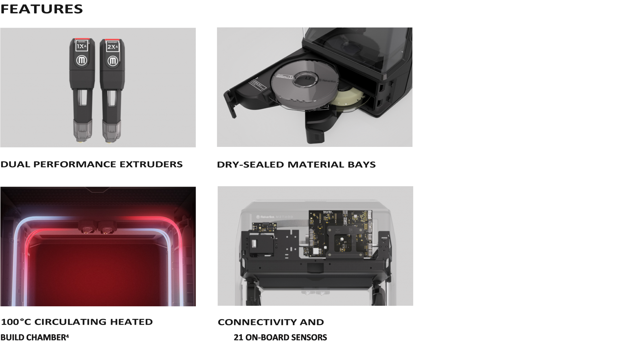 MAKERBOT METHOD X 3D Printer TOBOIDS