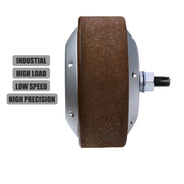 ZLTECH 3 phase 6.5inch 500W 22N.m 48V 200kg load BLDC gearless brushless electric DC wheel hub servo motor - Image 7