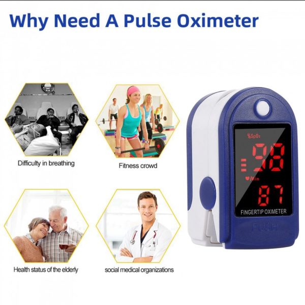 AQURA Pulse Oximeter with batteries - Image 3
